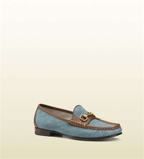 gucci slip on|gucci denim slip on.